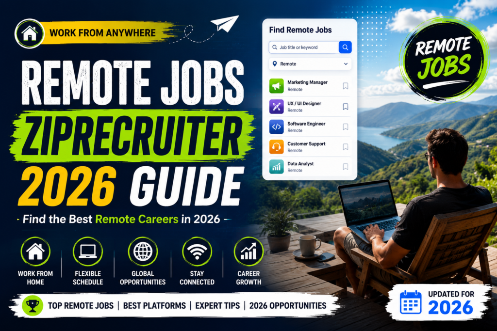 remote jobs ziprecruiter USA