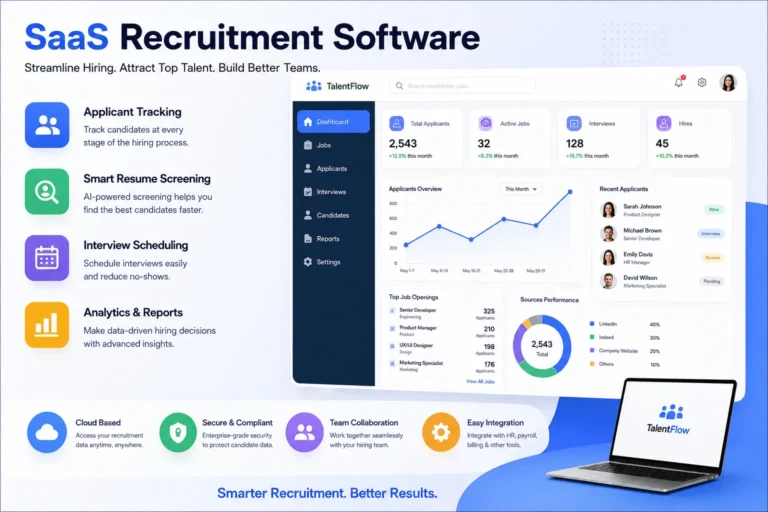 Best SaaS Recruitment Software Dashboard for Modern Hiring Teams
