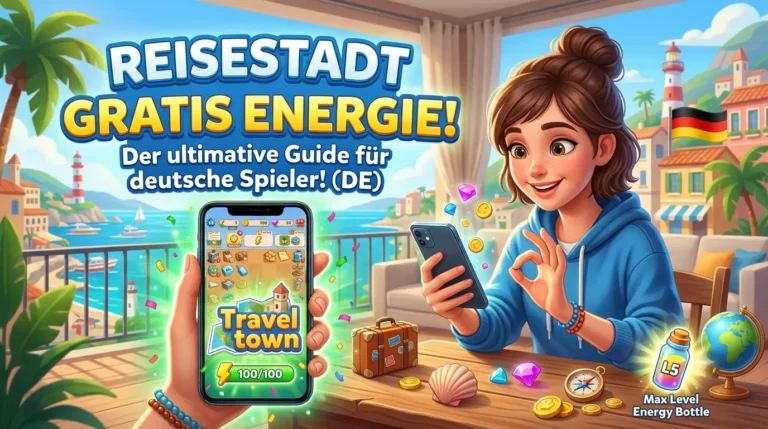 Travel Town Free Energy (2026): 15 Legit Ways to Get Daily Rewards