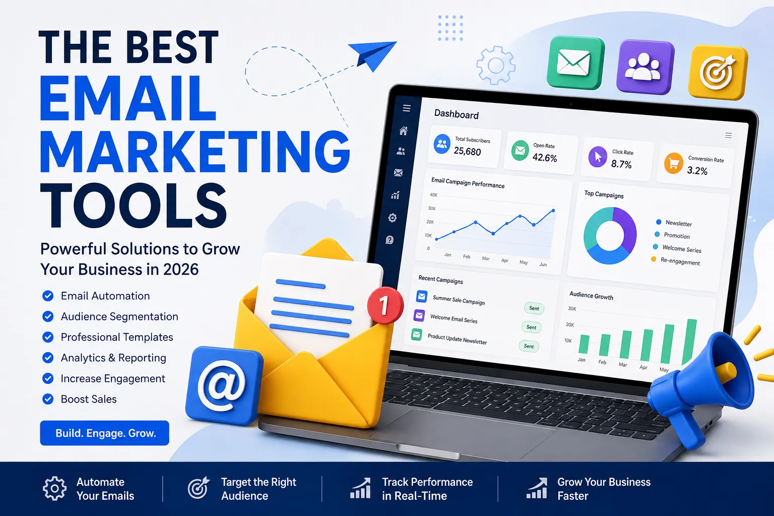Email Marketing Tools Dashboard