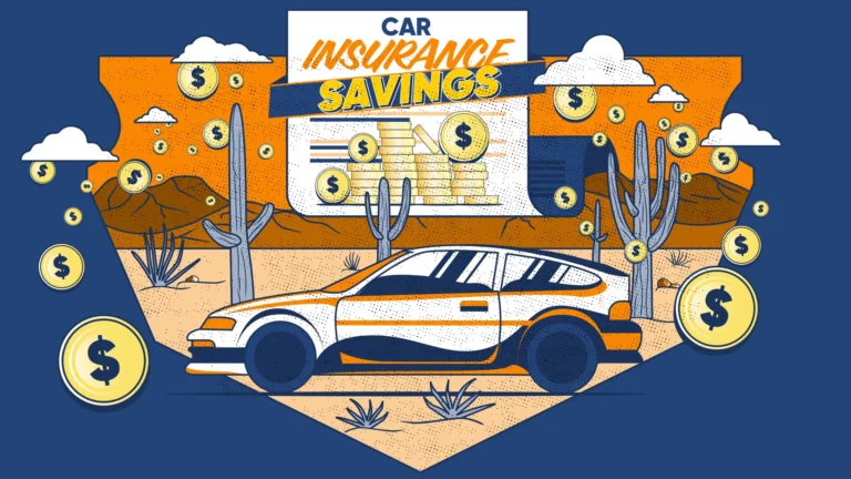Driver reviewing car insurance policy and comparing quotes to lower premium